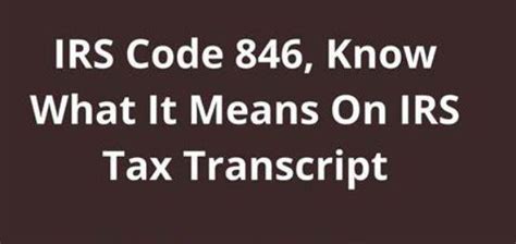 Irs code 846 with date. Things To Know About Irs code 846 with date. 